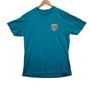 SULLEN ART COLLECTIVE Hazy Daze T Shirt T Grand Blue Weed Skull Men XL
